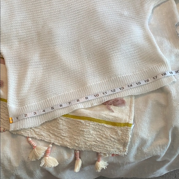 🌻 Zulily white boat neck knit sweater - Picture 4 of 5